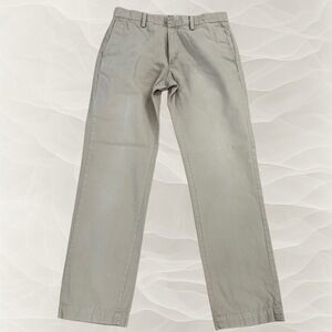 Banana Republic Mens Pants 32x34 Light Beige Emerson Chino Casual Slim‎